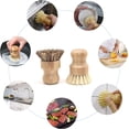 thumbnail image 4 of 2 uds cepillo para platos de bambú, cepillo para platos de madera, cepillo para ollas, cepillo para verduras, sartén, cepillo para fregadero, cepillo redondo para fregar, cepillo de limpieza de cocina JM, 4 of 5