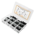 thumbnail image 4 of 150Pcs Nylon Spacers Assortment Round Plastic for Screws Hardware Standoff Kit Black, 4 of 12