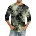 thumbnail image 2 of Nmnitkp Mens Shirts High-Quality Fabric Abstraction Camouflage Printing Men's Regular-Fit Crewneck T-Shirts, Half Length Sleeve New Design Mens T-shirts（M-5XL), 2 of 5