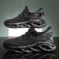 thumbnail image 5 of Men's Lace-Up Knit Breathable Blade Athletic Sneakers, 5 of 7