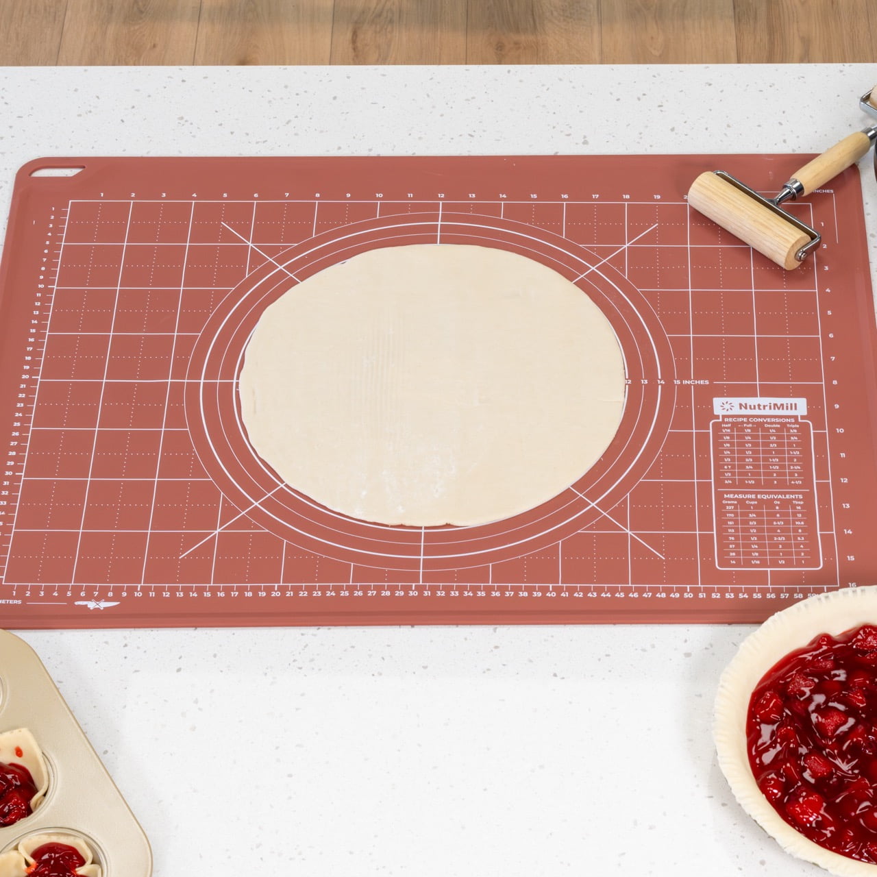 NutriMill Silicone Dough Mat - Large 20" x 28"