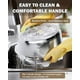 thumbnail image 5 of Cooks Standard Kitchen Juegos de utensilios de cocina de acero inoxidable, ollas y sartenes profesionales que incluyen cacerola, sartén para saltear, olla con tapas, 8 piezas, plateado, 5 of 5