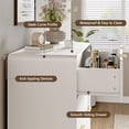 thumbnail image 5 of Fluted Dresser for Bedroom, 5 Drawers Dresser, 47" Tall Modern Chest of Drawers with Metal Handle, White Dressers for Bedroom, 5 of 14