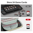 thumbnail image 3 of Large Capacity Carrying Case for Nintendo Switch 2 ( 2025 ) , Ultra Slim Premium EVA Travel Pouch with 24 Game Cartridges, Screen Protective Cover, Accessories Storage Bag, Black, 3 of 6