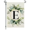 thumbnail image 2 of Monogram Letter Garden Flag, 11.8*17.7 Inch Linen Double Sided Garden Flags for Outside, Family Last Name Initial Outdoor Decoration Flag, Suitable for Yard, Porch(Flagpole not Included), 2 of 3