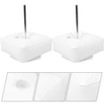 thumbnail image 4 of CIMAXIC wedding 2 Pcs Balloon Arch Stands Water Injection Bag Bases Wedding Accessory (White),9.84"X9.84"X0.24", 4 of 5