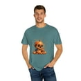thumbnail image 3 of Pumpkin Skull Dot Day Unisex Garment-Dyed T-shirt, 3 of 4