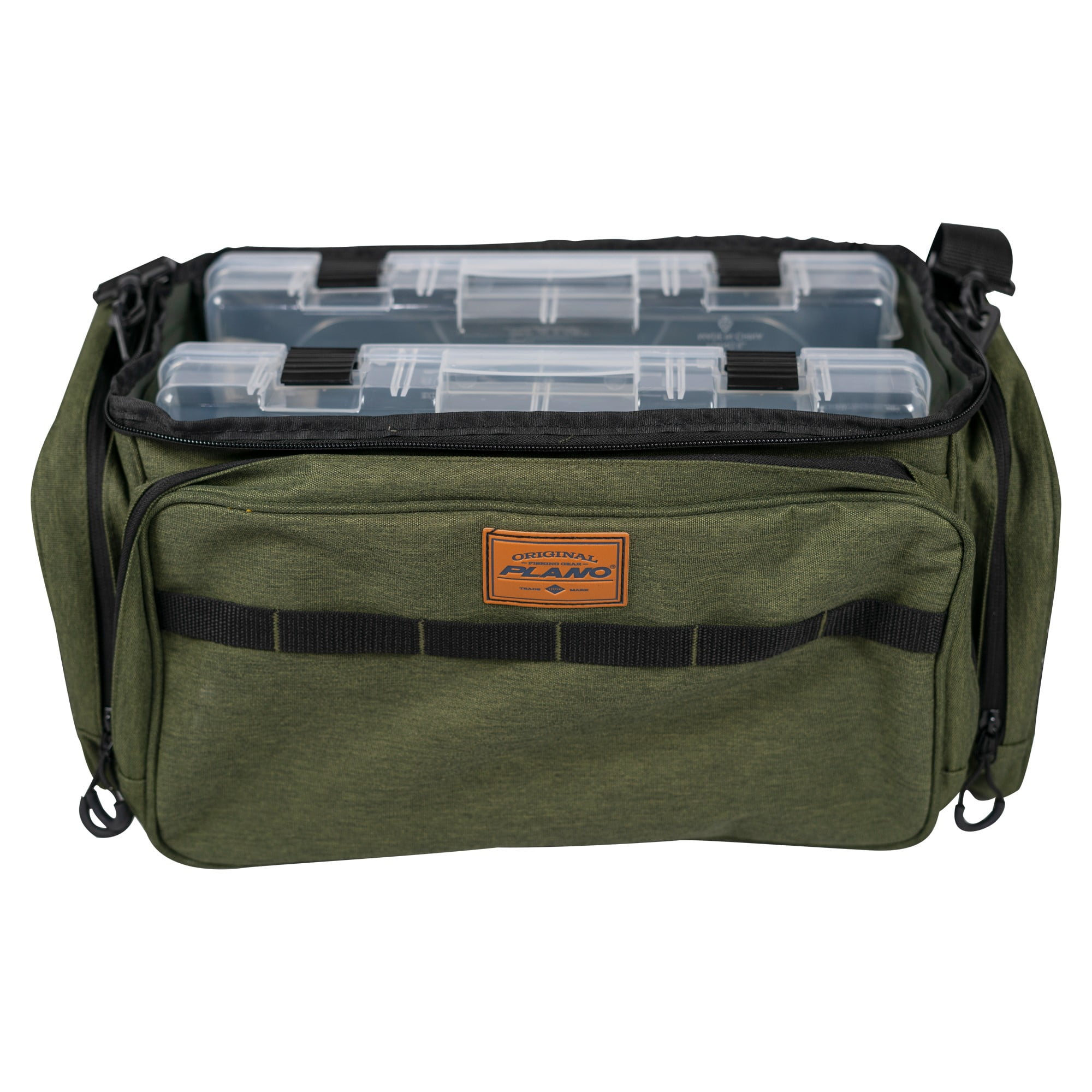 Greet the first Passerby Plano Large 3700 Size Heathered Green Fishing Tackle Bag, with Two 3700  Size Stowaways - Walmart.com