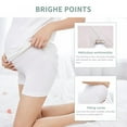thumbnail image 3 of Women's Over The Bump Shorts Maternity Panties High Waist Cotton Pregnancy Pants, 3 of 7