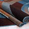thumbnail image 3 of Allstar blue Area Rug. Contemporary. Abstract. Traditional. Formal. Shapes. Spirals. Circles (5' 2" x 7' 1"), 3 of 7