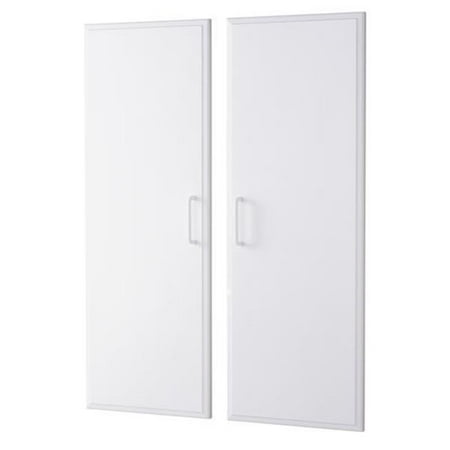 Deluxe Door - Easy Track RP1236-DW 36 in. Deluxe Doors, White - Pair