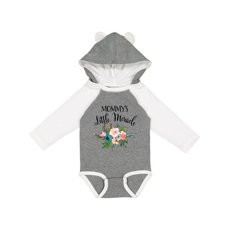 

Inktastic Mommy s Little Miracle Gift Baby Boy or Baby Girl Long Sleeve Bodysuit