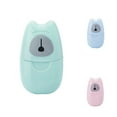 thumbnail image 4 of serony 50pcs/Box Travel Soap Paper Washing Hand Clean Soap Portable Paper Soap Green 1Set, 4 of 6