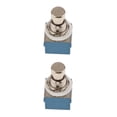 thumbnail image 2 of maskred 3PDT Stomp 9 Pins Footswitch Box Guitar Foot Stomp Pedal Effect Switch Style A 2Set, 2 of 6
