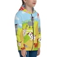 thumbnail image 5 of Pofeuu Farm Animals 3 Print Teenage Zipper Hoodie Sweatshirts Hooded Casual Jackets With Pocket For Boys Girls-Medium, 5 of 6