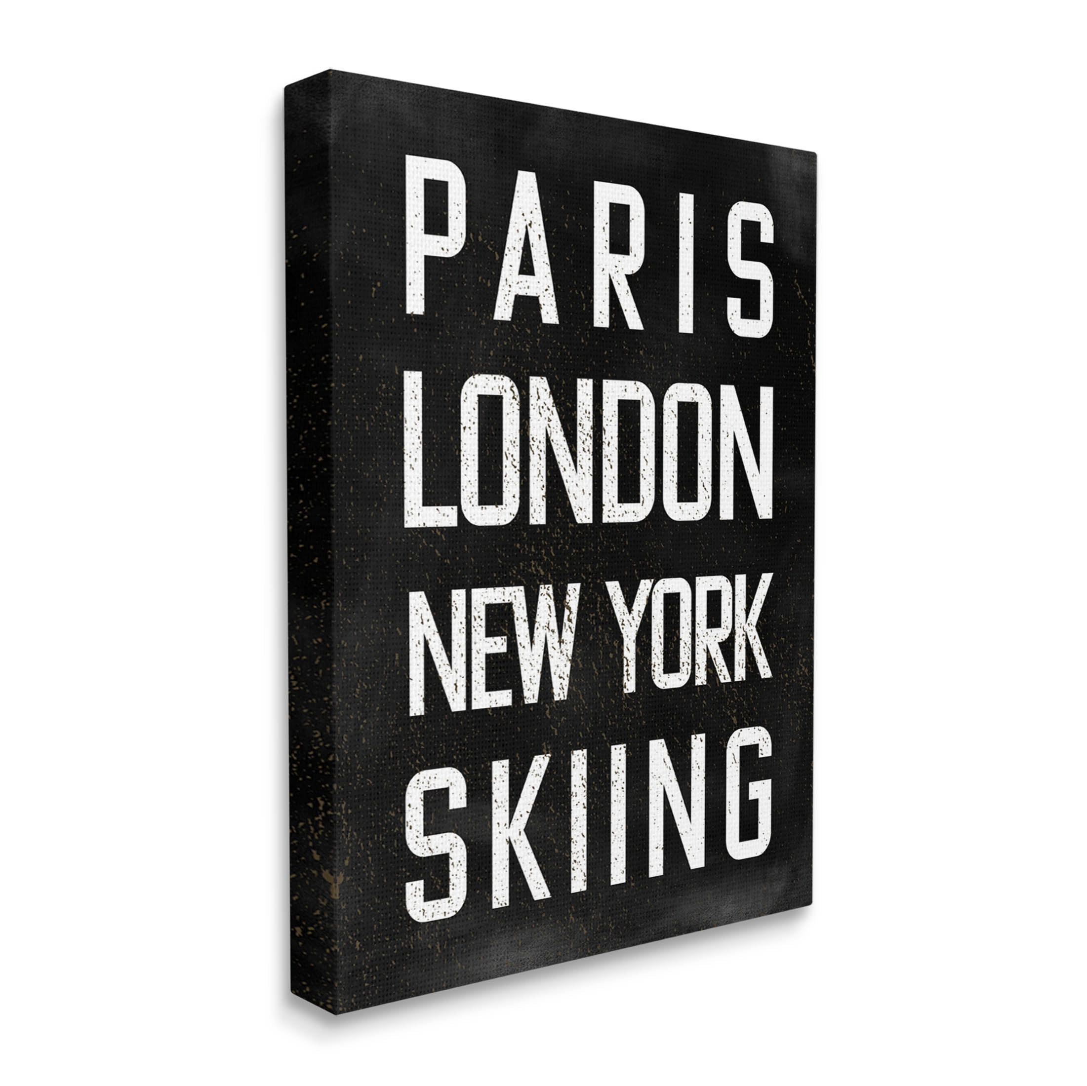 Stupell Industries Worldwide Skiing Winter Sports Graphic Art Gallery Wrapped Canvas Print Wall Art, Design by Valerie Weiners