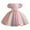 Pink, variant on Princess Dress Girls Birthday Easter Dress Flower Fairy Tale Mesh Puff Sleeve Tutu Mesh Layered Flowy Gowns Bowband Ruffled Frocks Night Dress #Beige 4-5 Years