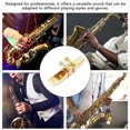 thumbnail image 3 of <p>Saxophone Mouthpiece Alto Saxophone Mouthpiece Alto Sax Mouthpiece Kit Saxophone Accessory Alto Saxophone Mouthpiece Gold Color Metal Multifunctional Sax Mouthpiece Kit For, 3 of 7