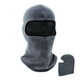 thumbnail image 7 of Balaclava Ski Mask, Winter Ski Mask Cover,Head and Neck Covering,Windproof Breathable Anti Cold Weather Gear for Outdoor Skiing,Riding Running.Fleece,Thermal Warm Mask for Men and Women(Gray), 7 of 7