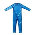 thumbnail image 7 of YunPes Girls Solid Metallic Glossy Leotard Jumpsuit Soft Stretchy Shiny Long Sleeve Onesies Halloween Dress-Up Party Performance Wear, 7 of 7