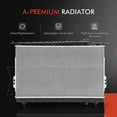 thumbnail image 3 of A-Premium Engine Coolant Radiator Assembly with Transmission Oil Cooler Compatible with Hyundai Sonata 1999-2005 & Kia Magentis Optima 2001-2006, 2.4L 2.5L 2.7L, Automatic Transmission, 3 of 8