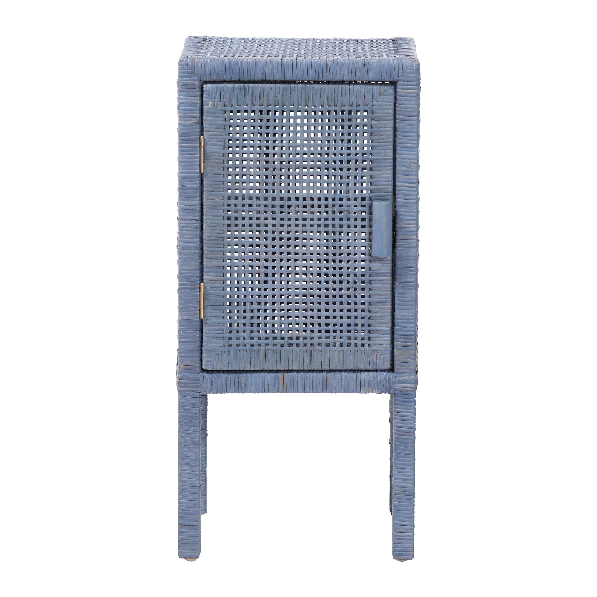 bali & pari Vivan Boho Nightstand, 2-Tier, Navy Blue