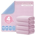 thumbnail image 1 of Set of 1/4 Containing Bed Pads Measuring 34X52 Inches, Designed to Be Washable And Waterproof, Offering Robust Absorbency And Leakproof, 1 of 13