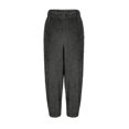 thumbnail image 5 of Womens Fleece Pajama Pants Winter Warm Plush Flannel Sleep Bottoms Soft Fuzzy Lounge Pants with Pockets Sleepwear Dark Gray, 5 of 7