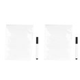 thumbnail image 2 of Whiteboard Sticker, 2Pcs Reusable Kids Self Adhesive Whiteboard Decal  for To Do List for Display Board, 2 of 8