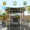 thumbnail image 2 of VEIKOUS 8' x 5' Outdoor Hardtop Gazebo, BBQ Grill Gazebo W/ Workstation Shelves for Lawn, Garden, Deck, 2 of 12