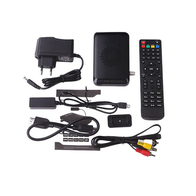 Mini receptor de satélite HD DVB con soporte USB WiFi - ¡Compacto y confiable!