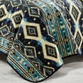 thumbnail image 5 of ESCA JB22380K Areni Bedspread, Blue - 3 Piece - King Size, 5 of 6