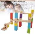 thumbnail image 3 of Wooden Marble Run Construction, Marble Track Maze Game Interactive  for Children, 3 of 7