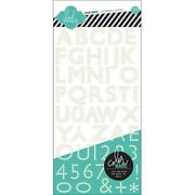 Heidi Swapp Color Magic Collection, Chipboard Resist Alphabet, 100/Pkg