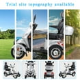 thumbnail image 5 of Xlluproid 800W All Terrain Mobility Scooter for Seniors Adults - 500LBS Capacity 4 Wheel Heavy Duty Handicap Scooter w/Charger Remote,Silver, 5 of 9