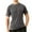 Gray, variant on WREESH Men's Solid Color Sports Top Loose Casual Short Sleeve T-Shirt for Summer Pullover Black