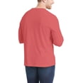 thumbnail image 2 of Hat and Beyond Men's Organic Premium Cotton Garment Dye Long Sleeve T Shirt, 2 of 6