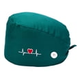 thumbnail image 1 of Gorra de Trabajo Perfecl con Diadema Ajustable para Atar en la Espalda Verde, 1 of 7