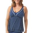 thumbnail image 1 of Beach House Womens Diamond Cove Tana Underwire Tankini Top Style-H64930 Swimsuit, 1 of 2
