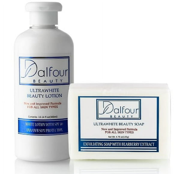 Dalfour Beauty Ensemble - Lotion pour le Corps et Savon