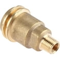 thumbnail image 1 of wqlpp-Male QCC1 Acme Nut Propane Gas Fitting Hose Adapter with 1/4 Inch Male Pipe Thread, Propane Quick Connect Fittings, Solid Brass Outdoor Cooking Adapter, 1 of 4