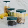 thumbnail image 2 of Spice by Tia Mowry Spicy Thyme 4 Piece Plastic Storage Set in Teal, 2 of 2