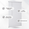thumbnail image 3 of Lotus & Windoware Cordless 1" Vinyl Plus Room Darkening Horizontal Mini Blind, 58" W x 64" L, White, Smooth, 3 of 6