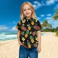 thumbnail image 6 of OGLCCG Boy's Hawaiian Shirt Tropical Casual Summer Beach Shirt with Pocket Short Sleeve Casual Button Down Tops for Youth Kids 2-15 Years, 6 of 7