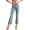 Light Blue, variant on Hzzrkos Women Casual Fashion High Waist Slim Fit Distressed Flare Leg Denim Jeans Long Trousers for Everyday Wear Blue S