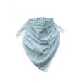 thumbnail image 2 of Unisex Bandana, Aqua Water Drops Oceanic Naval, Blue, by Ambesonne, 2 of 3