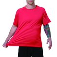 thumbnail image 2 of cllios Men's Crewneck Shirts Quick Dry Moisture Wicking Performance Tshirts Athletic Fitness Sports Tee Shirts Casual Short Sleeve Workout Shirts, 2 of 9