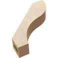 thumbnail image 6 of Ekena Millwork 3"W x 14"D x 14"H Geneva Rough Cedar Woodgrain TimberThane Knee Brace, Primed, 6 of 6