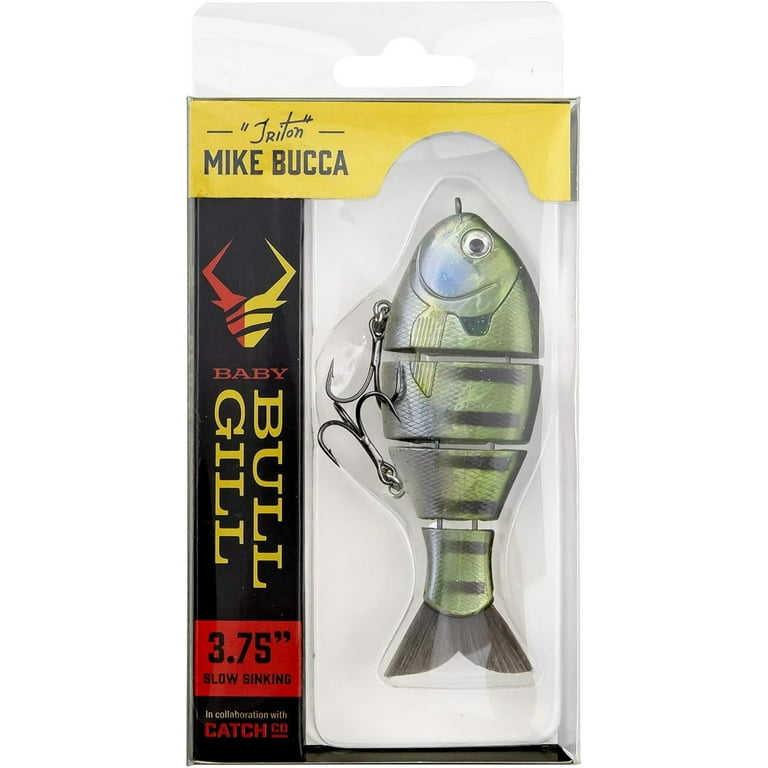 bull gill fishing lure Bucca Baits, Swimbait, 3.75