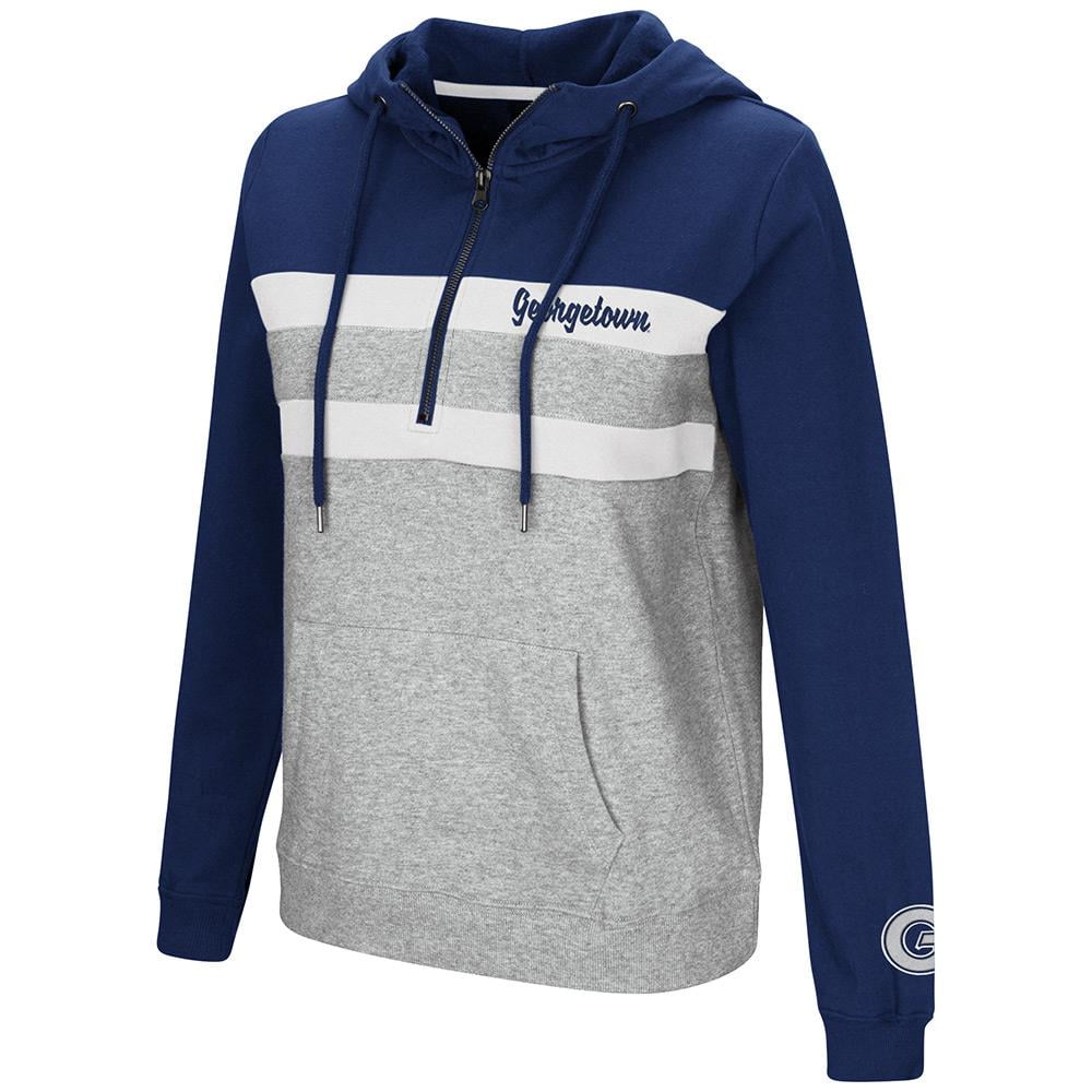 Colosseum Youth Georgetown Hoyas Quarter Zip Pull-Over Hoodie